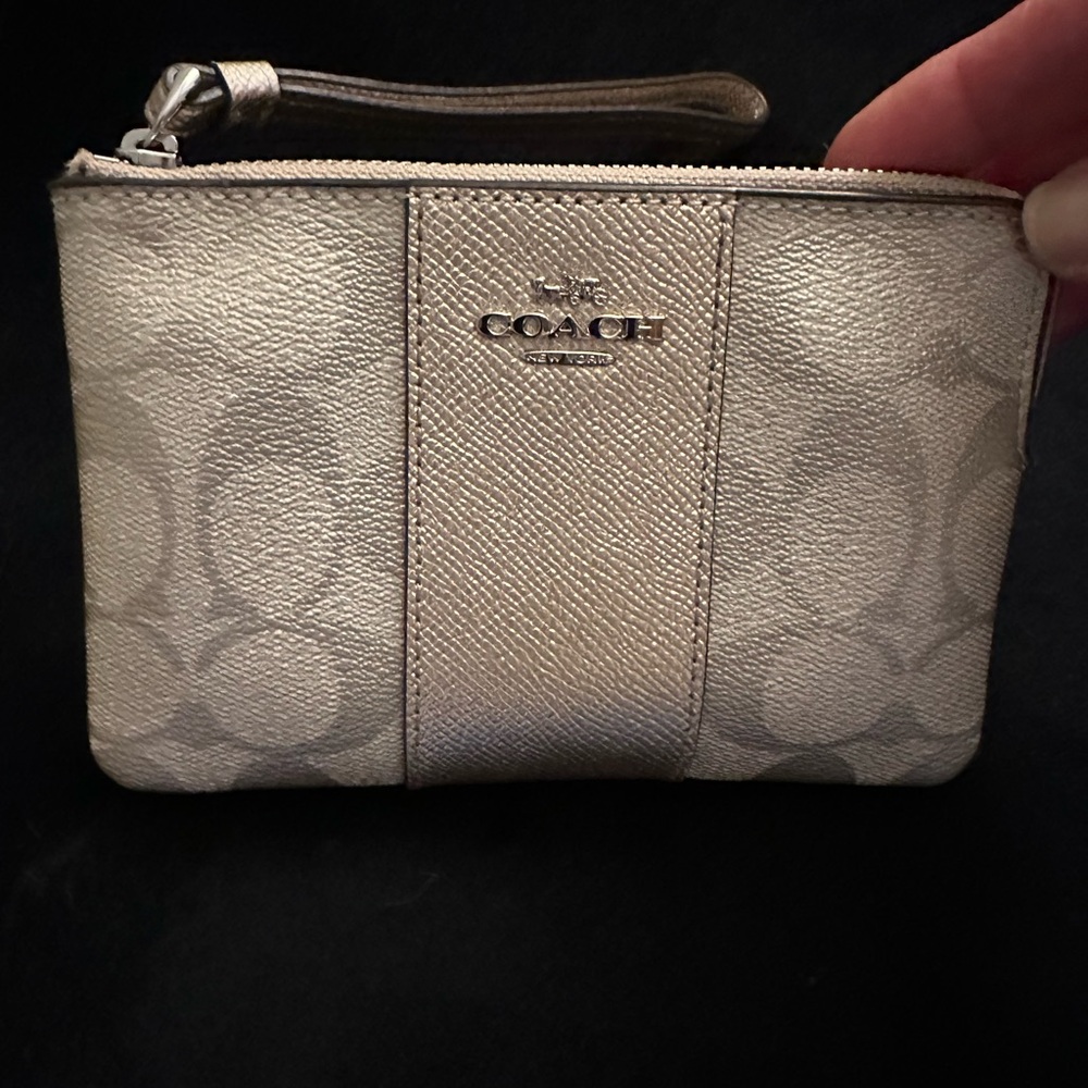 Coach wallet with wrist band